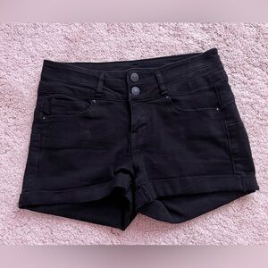 Forever 21 Black Jean Shorts